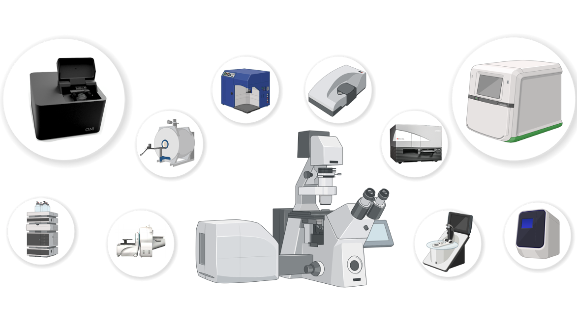 Lab equipment graphic