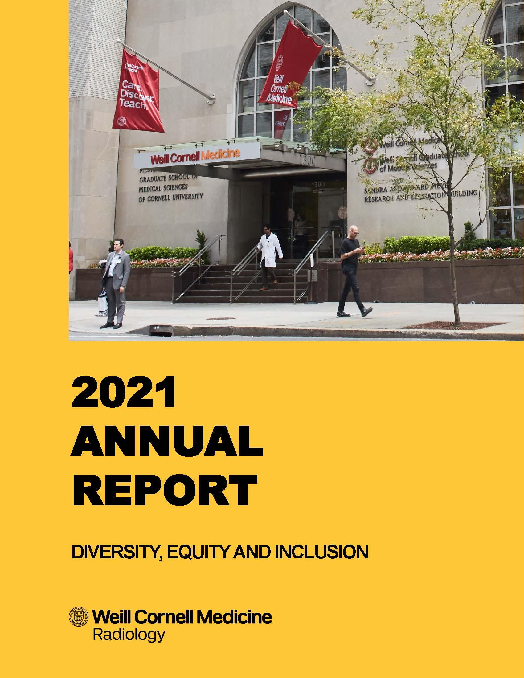 DEI Annual Reports Department of Radiology