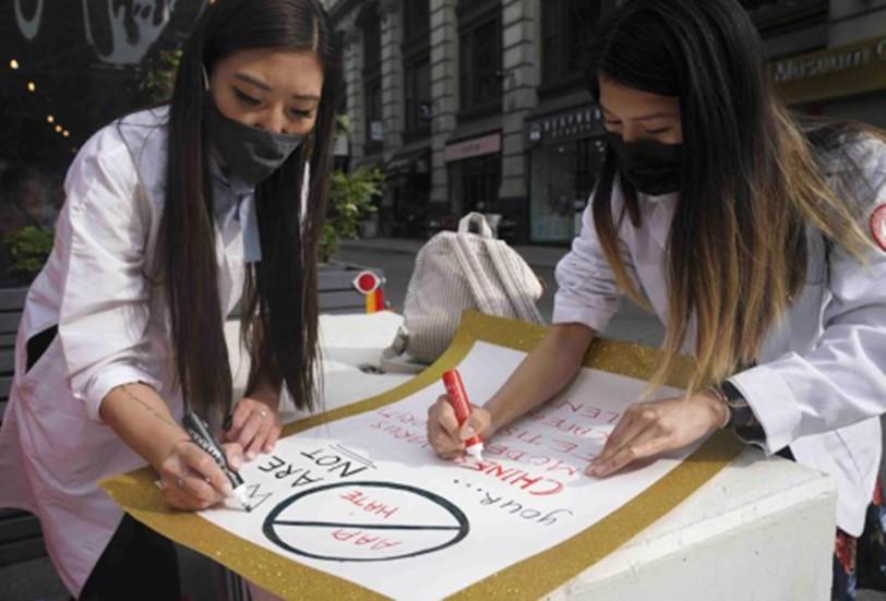 Resident Highlights White Coasts Against Asian Hate