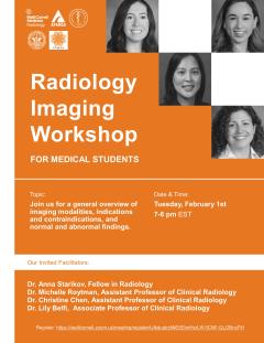 Student Organizations Events Series Imaging Workshop
